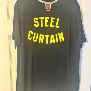 Black Steel Curtain Steelers T-Shirt